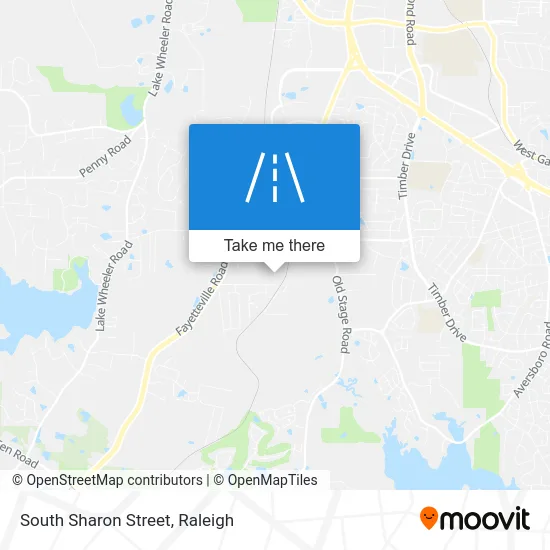 South Sharon Street map