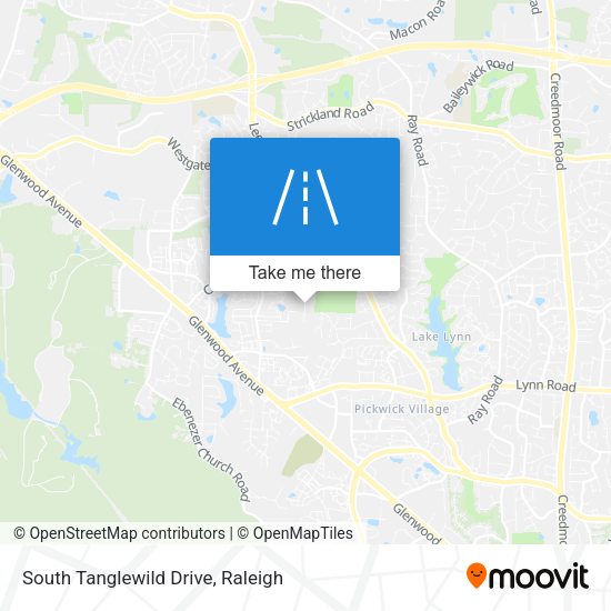 Mapa de South Tanglewild Drive