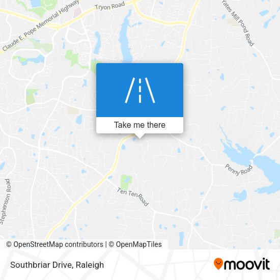 Mapa de Southbriar Drive