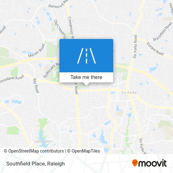Mapa de Southfield Place
