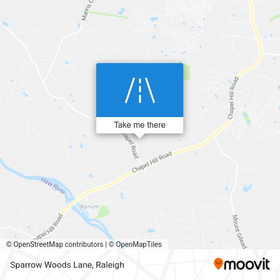 Mapa de Sparrow Woods Lane
