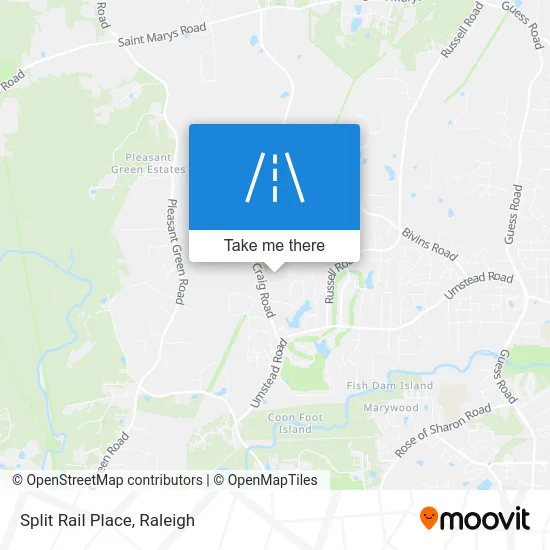 Split Rail Place map