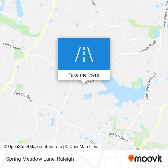 Spring Meadow Lane map