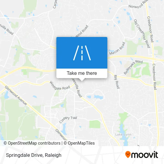 Springdale Drive map