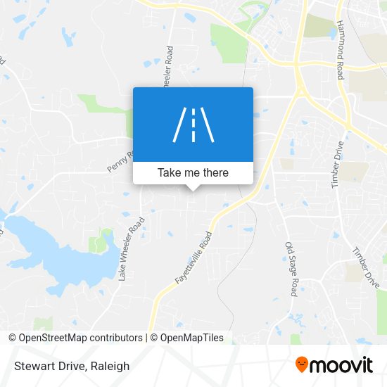 Mapa de Stewart Drive