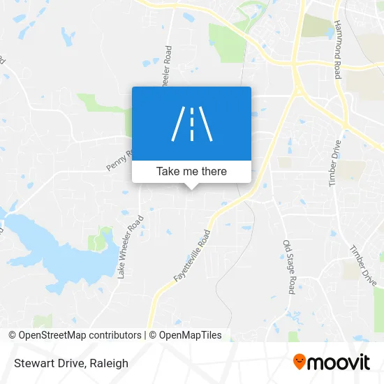 Stewart Drive map