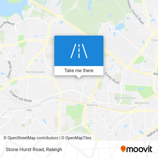 Mapa de Stone Hurst Road
