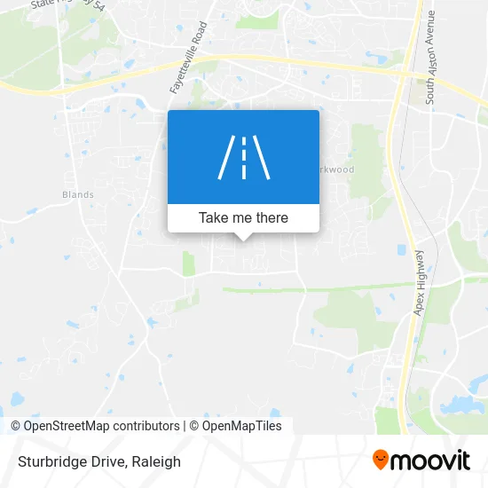 Sturbridge Drive map