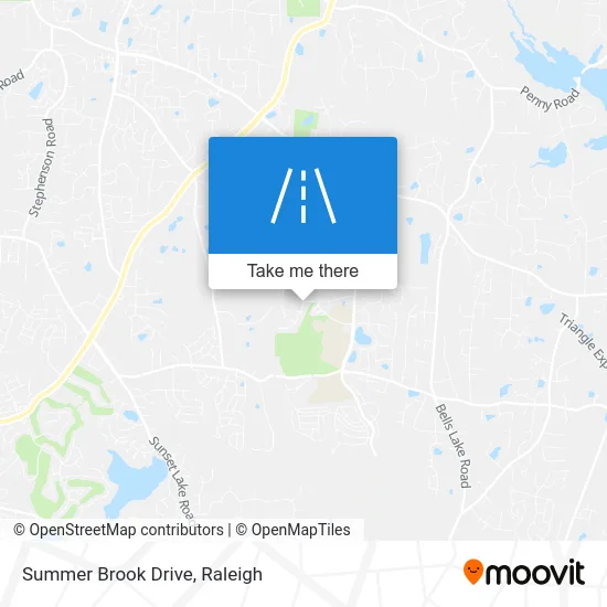 Summer Brook Drive map