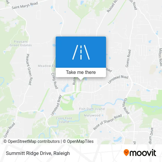 Summitt Ridge Drive map