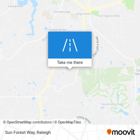 Mapa de Sun Forest Way
