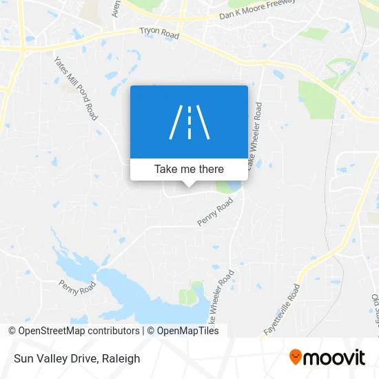 Sun Valley Drive map