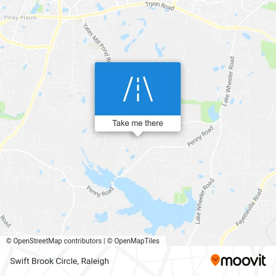 Swift Brook Circle map