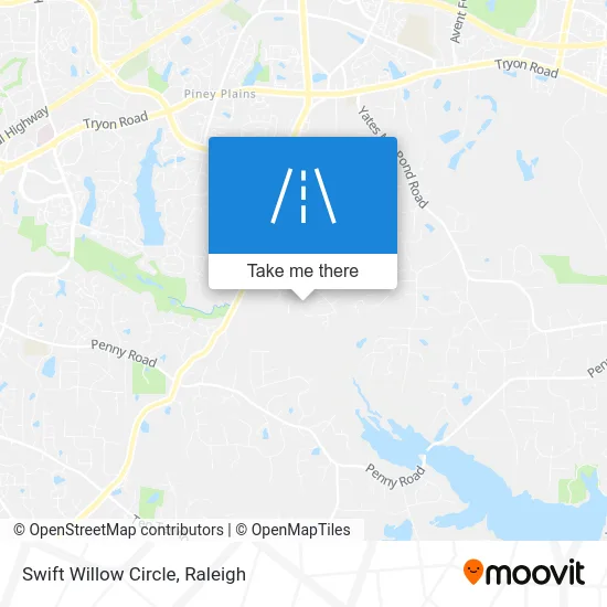 Swift Willow Circle map