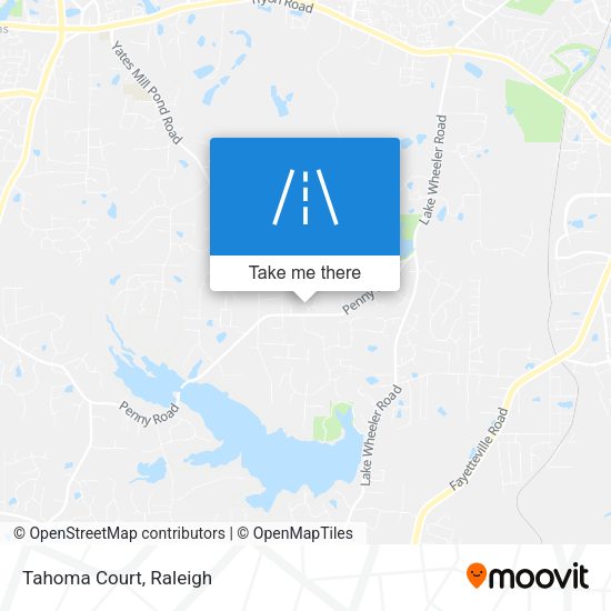 Mapa de Tahoma Court