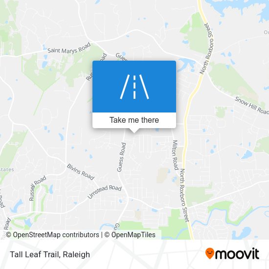 Mapa de Tall Leaf Trail