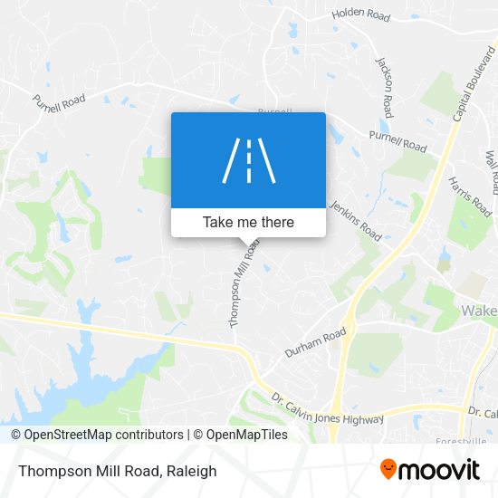Mapa de Thompson Mill Road