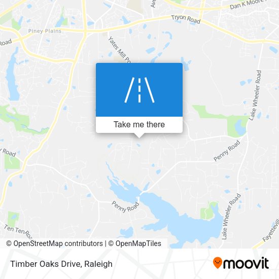 Mapa de Timber Oaks Drive