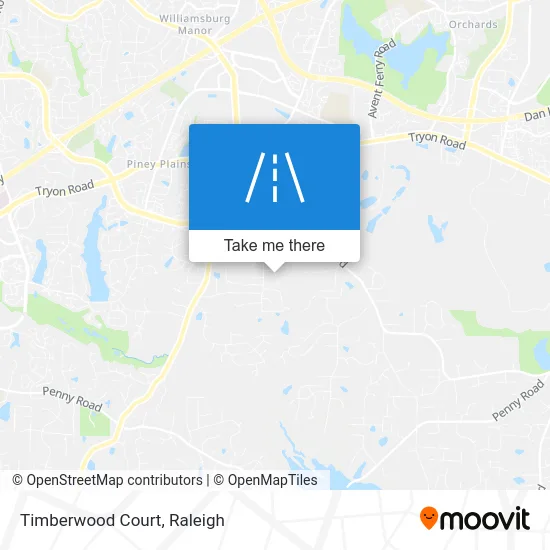 Timberwood Court map