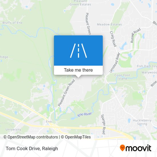 Mapa de Tom Cook Drive