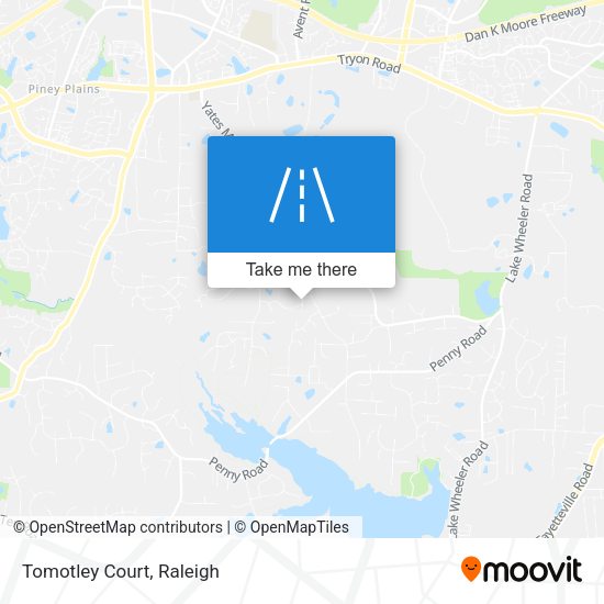 Mapa de Tomotley Court