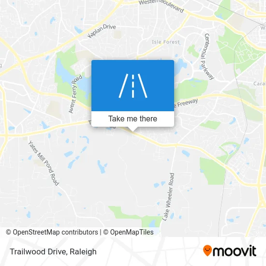 Trailwood Drive map