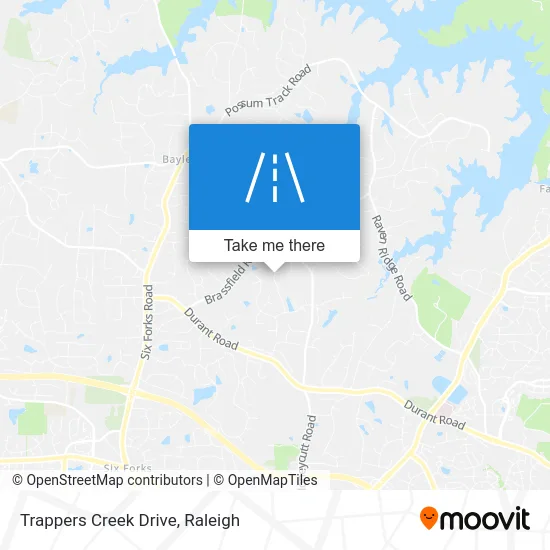 Trappers Creek Drive map