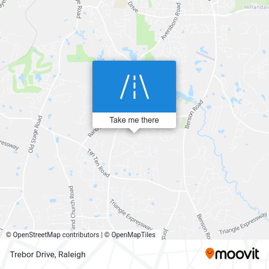 Trebor Drive map