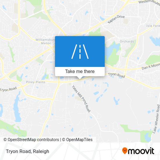 Tryon Road map