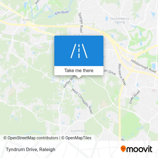 Mapa de Tyndrum Drive