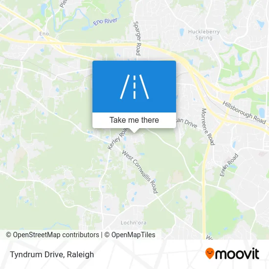Tyndrum Drive map