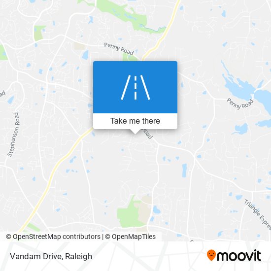 Vandam Drive map