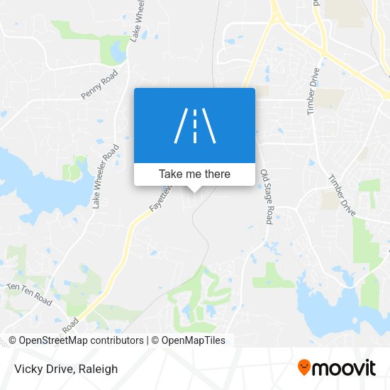 Vicky Drive map