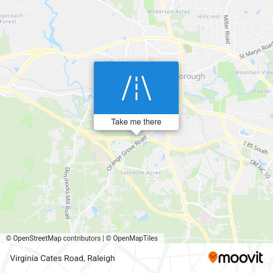Mapa de Virginia Cates Road