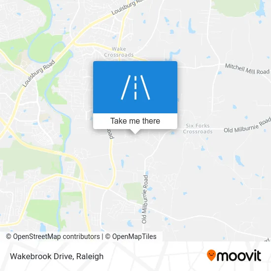 Wakebrook Drive map