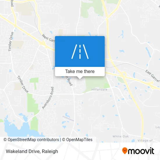 Wakeland Drive map
