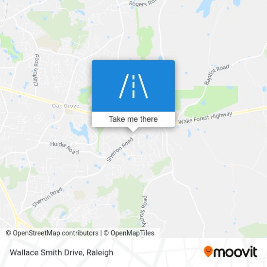 Mapa de Wallace Smith Drive