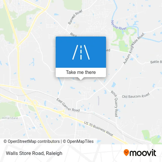 Walls Store Road map