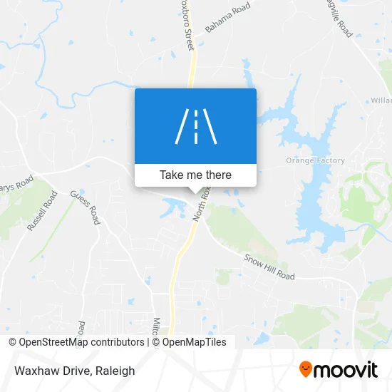 Waxhaw Drive map