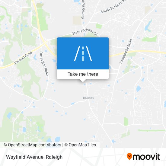 Mapa de Wayfield Avenue