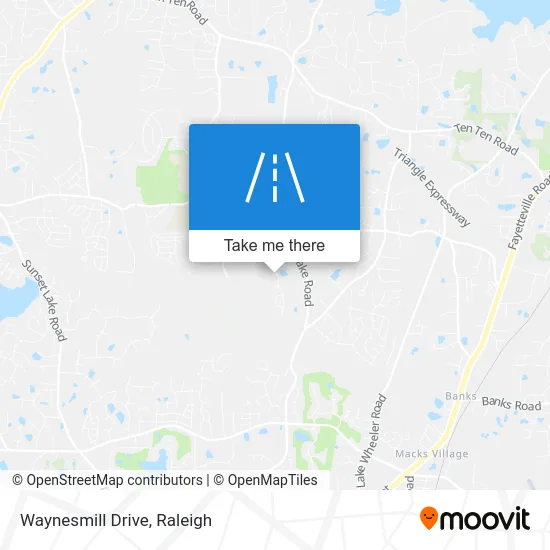 Waynesmill Drive map