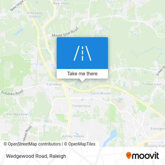 Wedgewood Road map