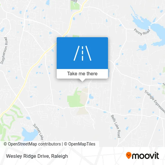 Wesley Ridge Drive map