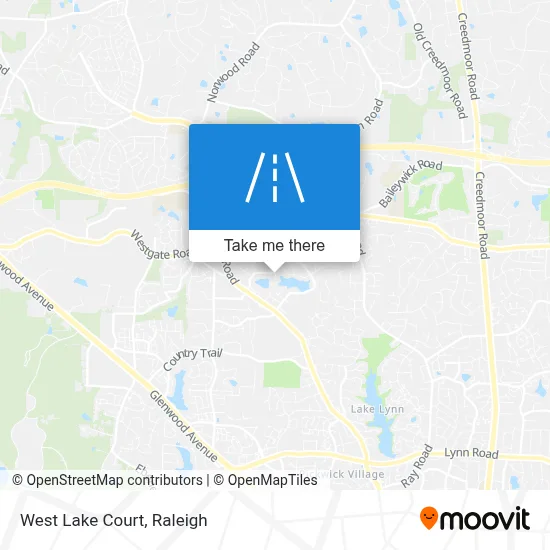 West Lake Court map