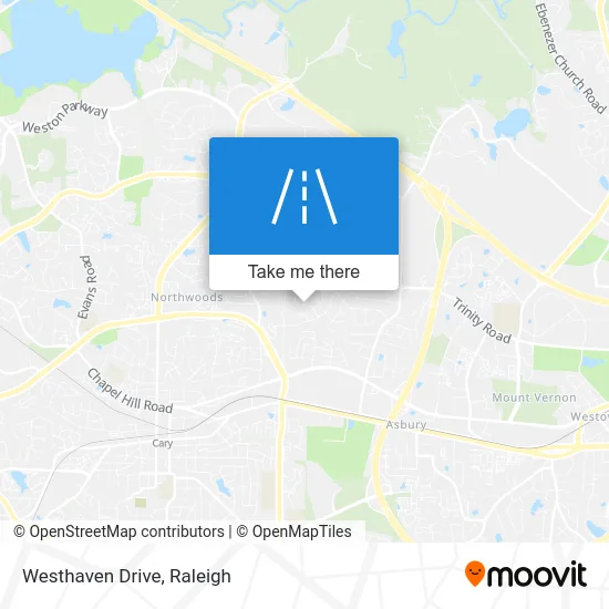 Westhaven Drive map