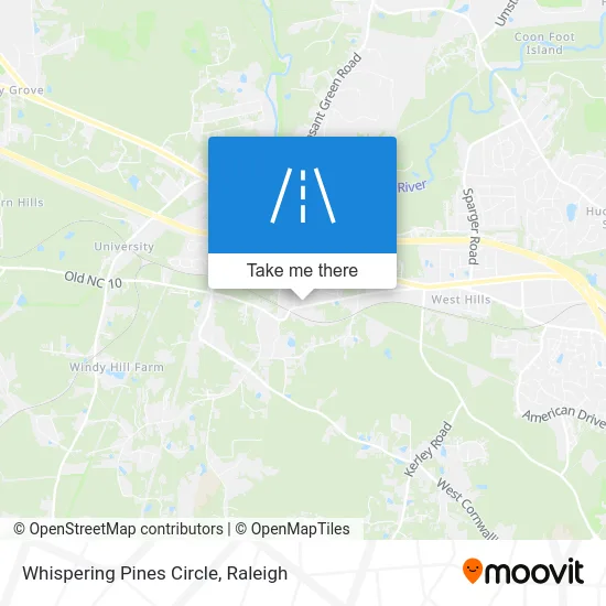 Whispering Pines Circle map