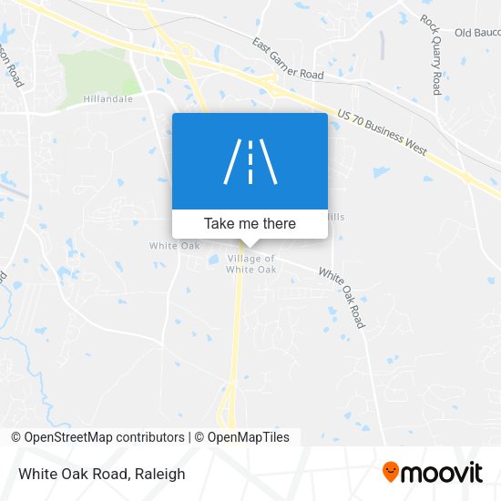 Mapa de White Oak Road