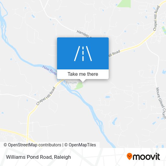 Williams Pond Road map