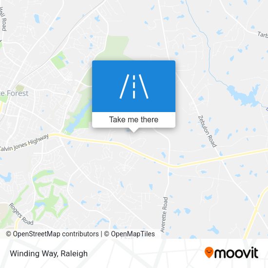 Mapa de Winding Way