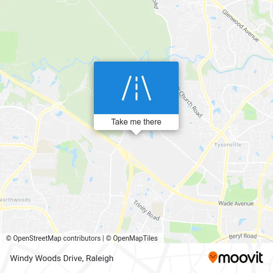 Windy Woods Drive map